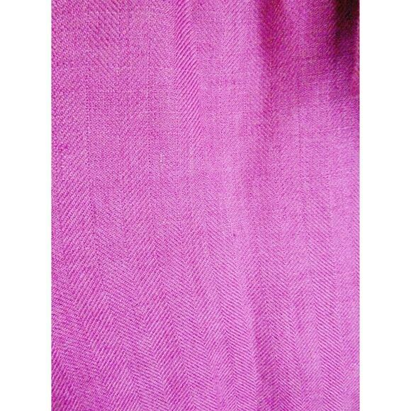 Lauren Ralph Lauren‎ 2X Shirt Women's Button Up Blouse Top Linen Purple LRL - Picture 4 of 6